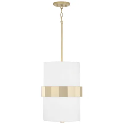 Capital Lighting Capital Sutton 12 1/4" Wide Soft Gold Pendant Light