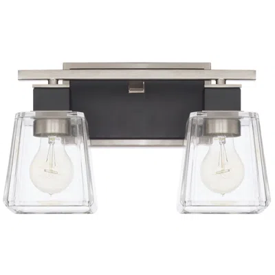 Capital Lighting Capital Tux 8 3/4" High Black Tie 2-light Wall Sconce