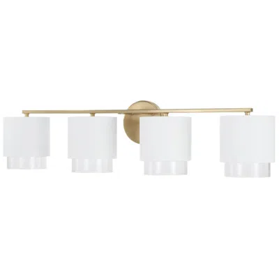 Capital Lighting Capital Weller 33 1/2" Wide Matte Brass 4-light Bath Light