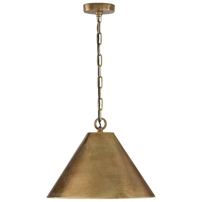 Capital Lighting Casa 1 Light Pendant 17" Oxidized Brass