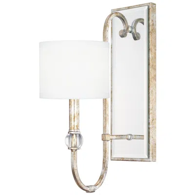Capital Lighting Charleston 17 1/2" High Silver And Gold Leaf Wall Sconce