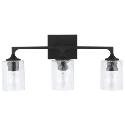Capital Lighting Clint 3 Light Vanity 23.25" Black Iron