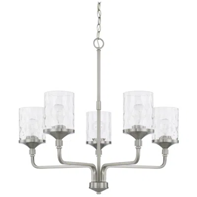 Capital Lighting Colton 28" Wide Brushed Nickel 5-light Chandelier