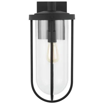 Capital Lighting Corbin 1 Light Outdoor Wall Lantern 8.25" Black