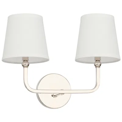 Capital Lighting Dawson 16" Wide 2-light Polished Nickel Bath Light