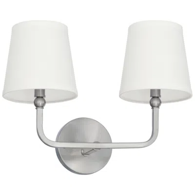 Capital Lighting Dawson 2 Light Vanity 16" Brushed Nickel