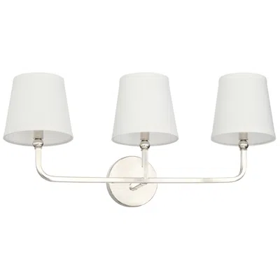 Capital Lighting Dawson 25 1/2" 3-light Polished Nickel Bath Light