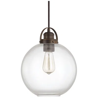 Capital Lighting Dean 1 Light Pendant 10.25" Burnished Bronze