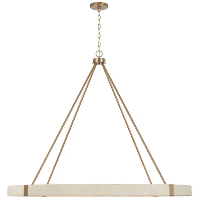 Capital Lighting Delaney 47 3/4" Wide Matte Brass 12-light Chandelier