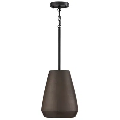Capital Lighting Della 1 Light Pendant 10" Terracotta Umber