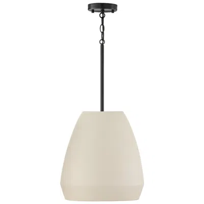 Capital Lighting Della 1 Light Pendant 14.25" Terracotta Ivory