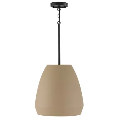 Capital Lighting Della 1 Light Pendant 14.25" Terracotta Sand