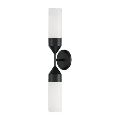 Capital Lighting Devon Steel Armed Sconce In Matte Black
