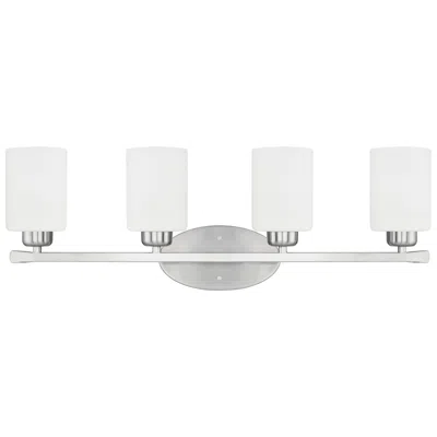 Capital Lighting Dixon 28 1/2" Wide Brushed Nickel 4-light Vanity Bath Light