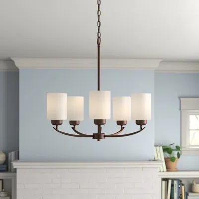 Capital Lighting Dixon 5 - Light Shaded Classic Chandelier In Bronze