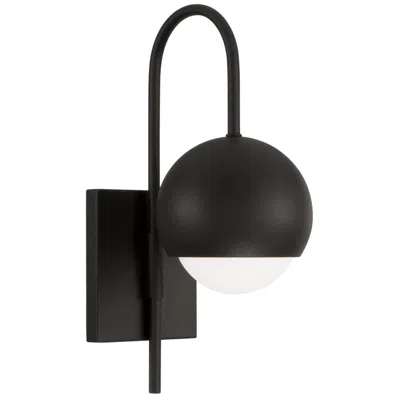 Capital Lighting Dolby 1 Light Sconce 6" Black Iron