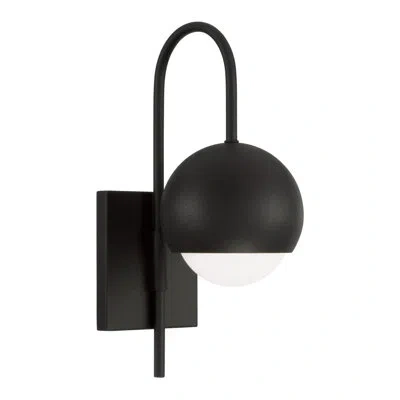 Capital Lighting Dolby Steel Armed Sconce In Black