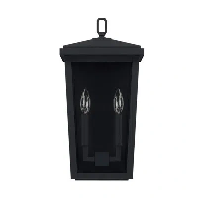 Capital Lighting Donnelly 2 - Bulb Outdoor Wall Lantern In Black