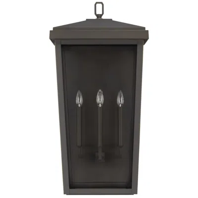 Capital Lighting Donnelly 3 Light Outdoor Wall-lantern Oiled Bronze