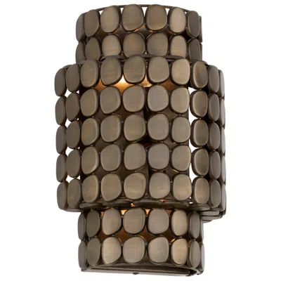 Capital Lighting Eliana 2 Light Sconce 9.75" Dark Brass