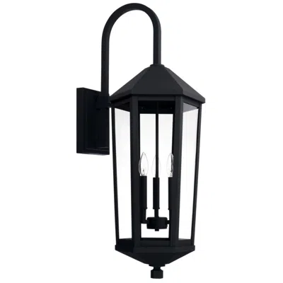 Capital Lighting Ellsworth 36" Black 3-light Outdoor Wall Light
