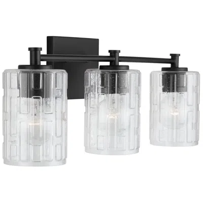 Capital Lighting Emerson 3 Light Vanity 23" Matte Black