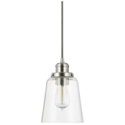 Capital Lighting Fallon 1 Light Pendant Brushed Nickel