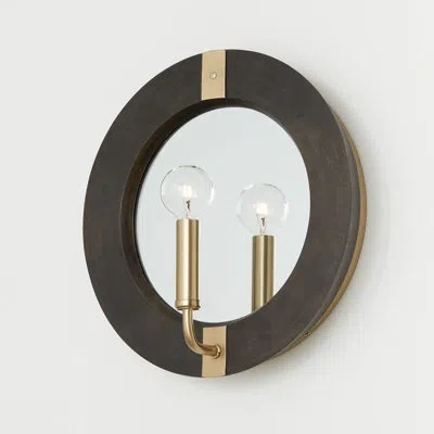 Capital Lighting Finn 1 - Light Steel Candle Wall Light In Black