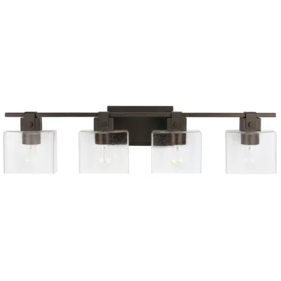Capital Lighting Graham 32 1/2"w Oil-rubbed Bronze 4-light Vanity Bath Light