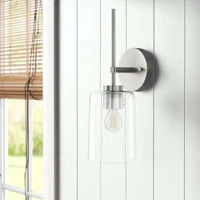 Capital Lighting Greyson 1 - Light Dimmable Wallchiere In Brushed Nickel