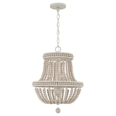 Capital Lighting Handley 3 - Light Empire Chandelier In Natural