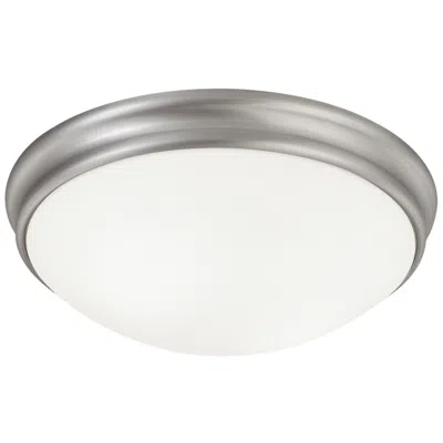 Capital Lighting Hansen 2 Light Flush 12.5" Matte Nickel