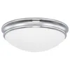 Capital Lighting Hansen 2 Light Flush Mount Chrome In White