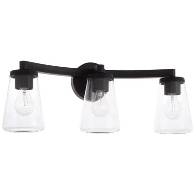 Capital Lighting Homeplace Lighting Aaron 3 Light Vanity 24.25" Matte Black