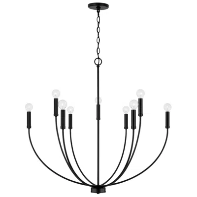 Capital Lighting Homeplace Lighting Ansley 9 Light Chandelier 35.25" Matte Black