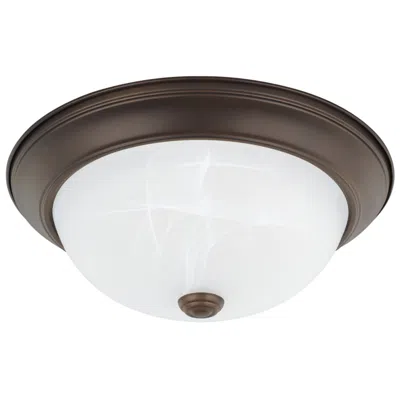 Capital Lighting Homeplace Lighting Bates 2 Light Flush 13" Bronze