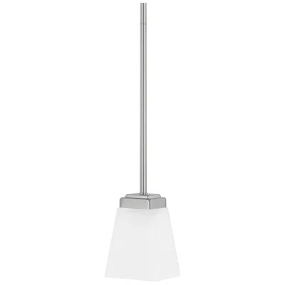 Capital Lighting Homeplace Lighting Baxley 1 Light Pendant 5" Brushed Nickel