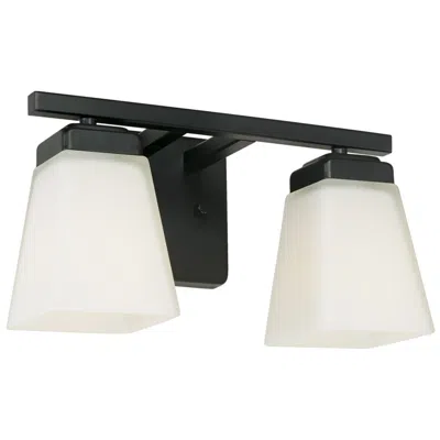 Capital Lighting Homeplace Lighting Baxley 2 Lig Vanity 13" Matte Black