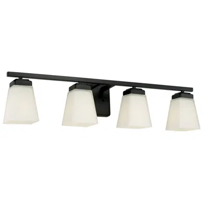 Capital Lighting Homeplace Lighting Baxley 4 Lig Vanity 30.5" Matte Black