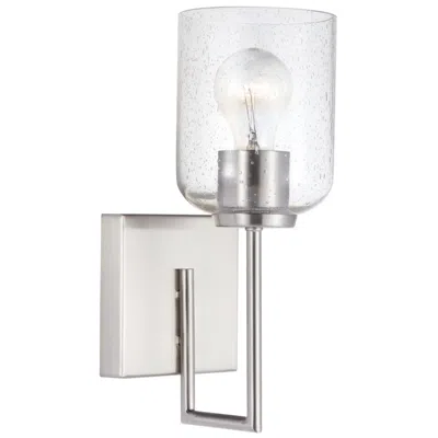 Capital Lighting Homeplace Lighting Carter 1 Light Sconce 5" Brushed Nickel