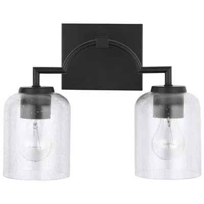 Capital Lighting Homeplace Lighting Carter 2 Light Vanity 14" Matte Black