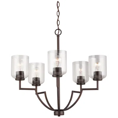 Capital Lighting Homeplace Lighting Carter 5 Lig Chandelier 26" Bronze