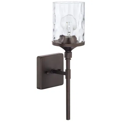 Capital Lighting Homeplace Lighting Colton 1 Light Sconce 5" Bronze