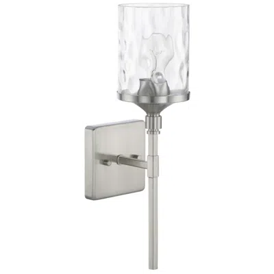 Capital Lighting Homeplace Lighting Colton 1 Light Sconce 5" Brushed Nickel