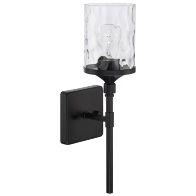 Capital Lighting Homeplace Lighting Colton 1 Light Sconce 5" Matte Black