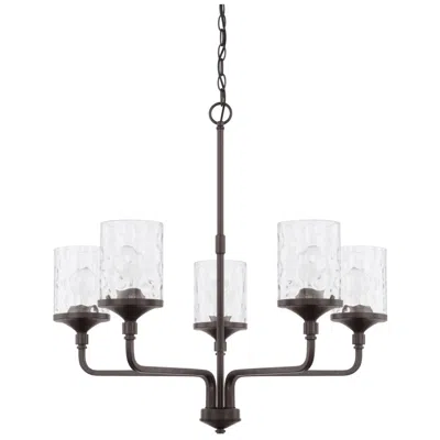 Capital Lighting Homeplace Lighting Colton 5 Light Chandelier 28" Bronze