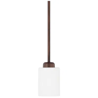 Capital Lighting Homeplace Lighting Dixon 1 Light Pendant 5" Bronze