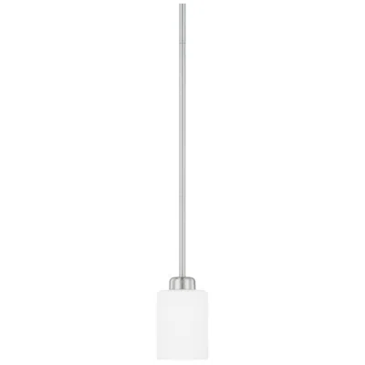Capital Lighting Homeplace Lighting Dixon 1 Light Pendant 5" Brushed Nickel