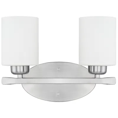 Capital Lighting Homeplace Lighting Dixon 2 Light Vanity 13" Brushed Nickel