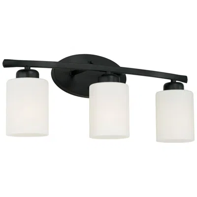 Capital Lighting Homeplace Lighting Dixon 3 Lig Vanity 20.5" Matte Black